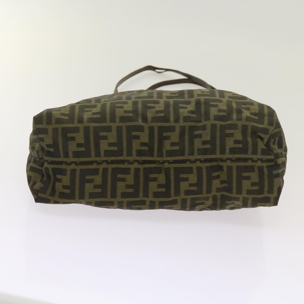 FENDI Zucca Canvas Tote Bag Black Brownbs12707