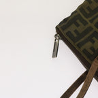 FENDI Zucca Canvas Tote Bag Black Brownbs12707