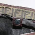 FENDI Zucca Canvas Tote Bag Black Brownbs12707