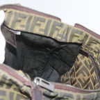 FENDI Zucca Canvas Tote Bag Black Brownbs12707