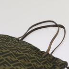 FENDI Zucca Canvas Tote Bag Black Brownbs12707