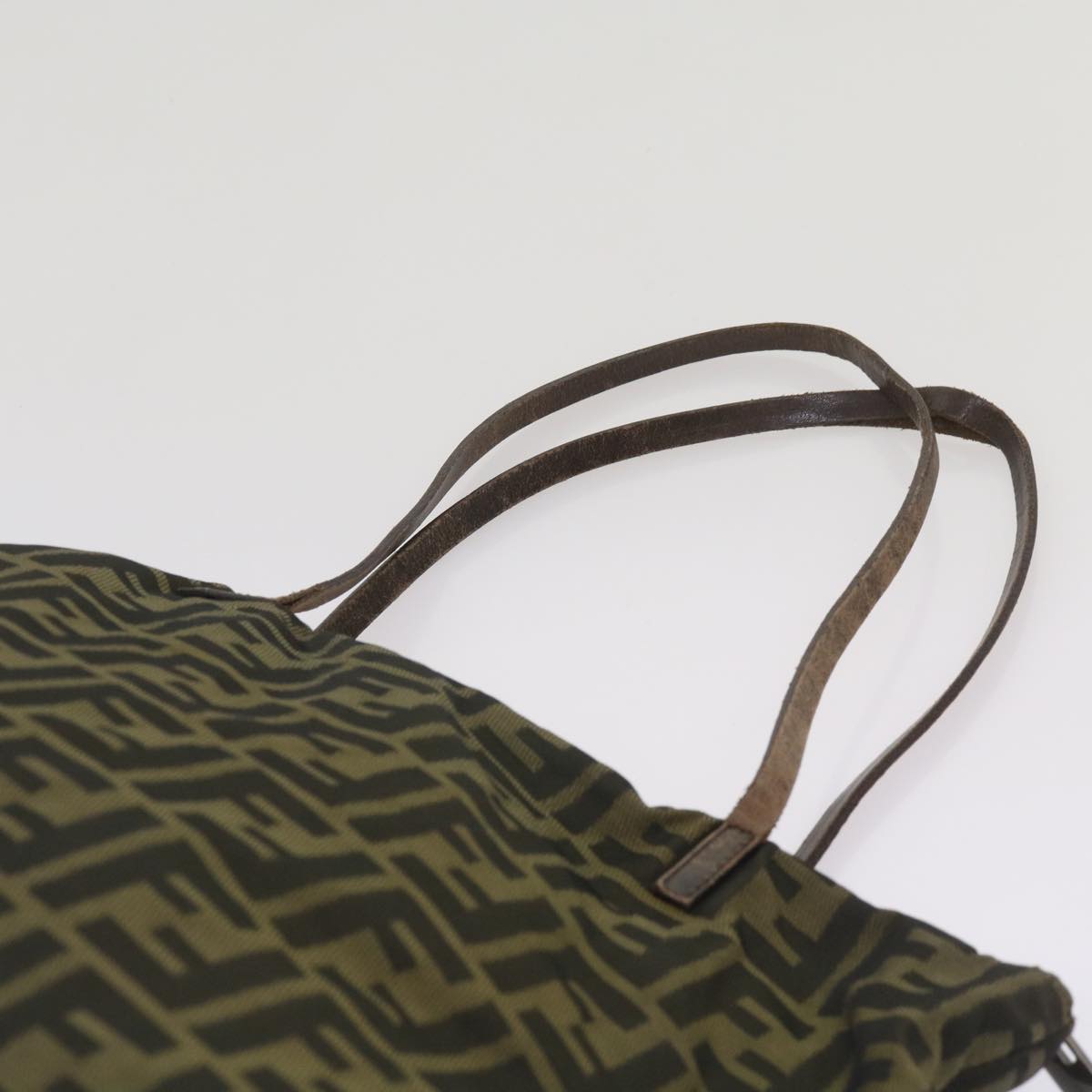 FENDI Zucca Canvas Tote Bag Black Brownbs12707