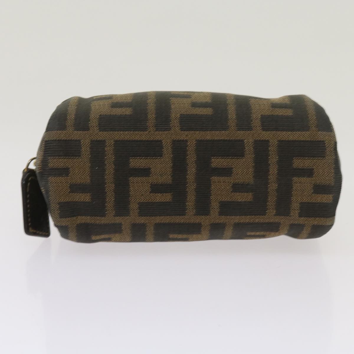 FENDI Zucca Canvas Pouch 2Set Black Brownbs12708