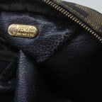 FENDI Zucca Canvas Pouch 2Set Black Brownbs12708