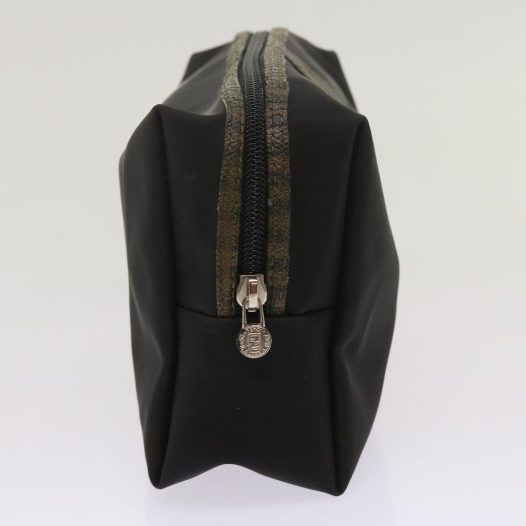 FENDI Zucca Canvas Pouch 2Set Black Brownbs12708
