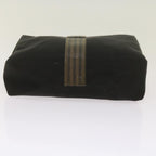 FENDI Zucca Canvas Pouch 2Set Black Brownbs12708