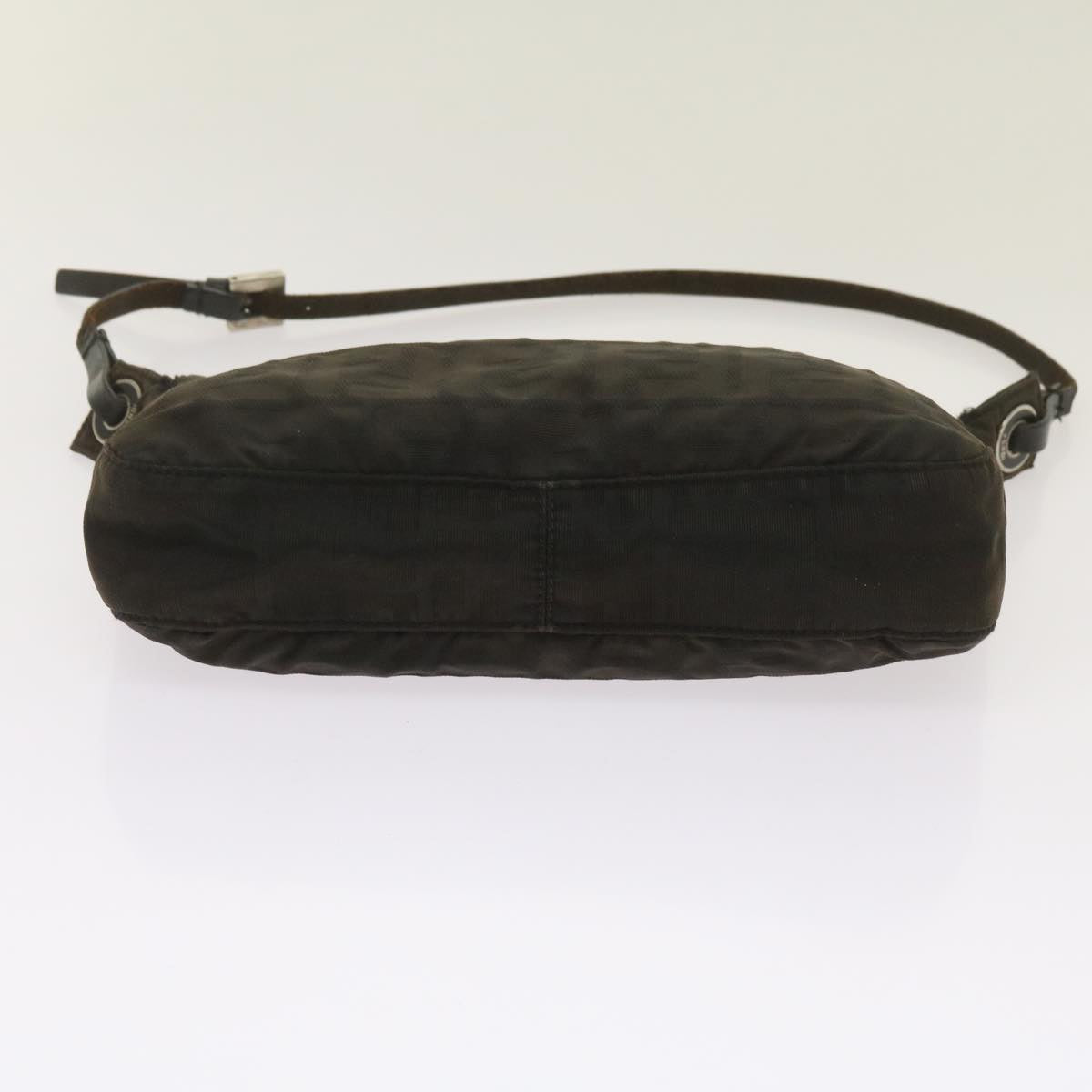FENDI Zucchino Canvas Hand Bag Blackbs12710