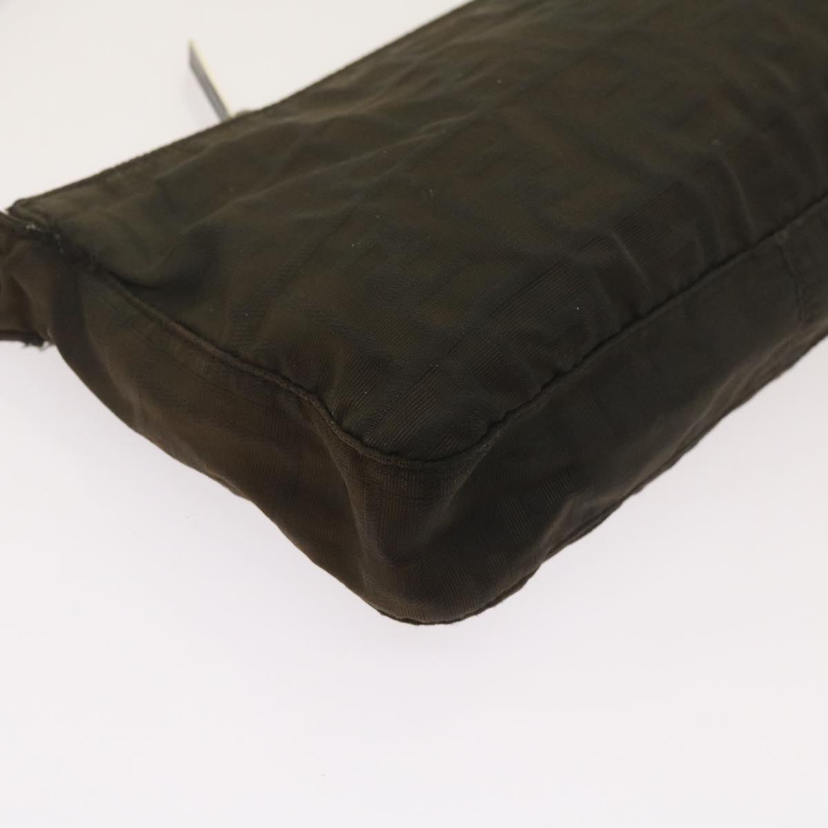 FENDI Zucchino Canvas Hand Bag Blackbs12710