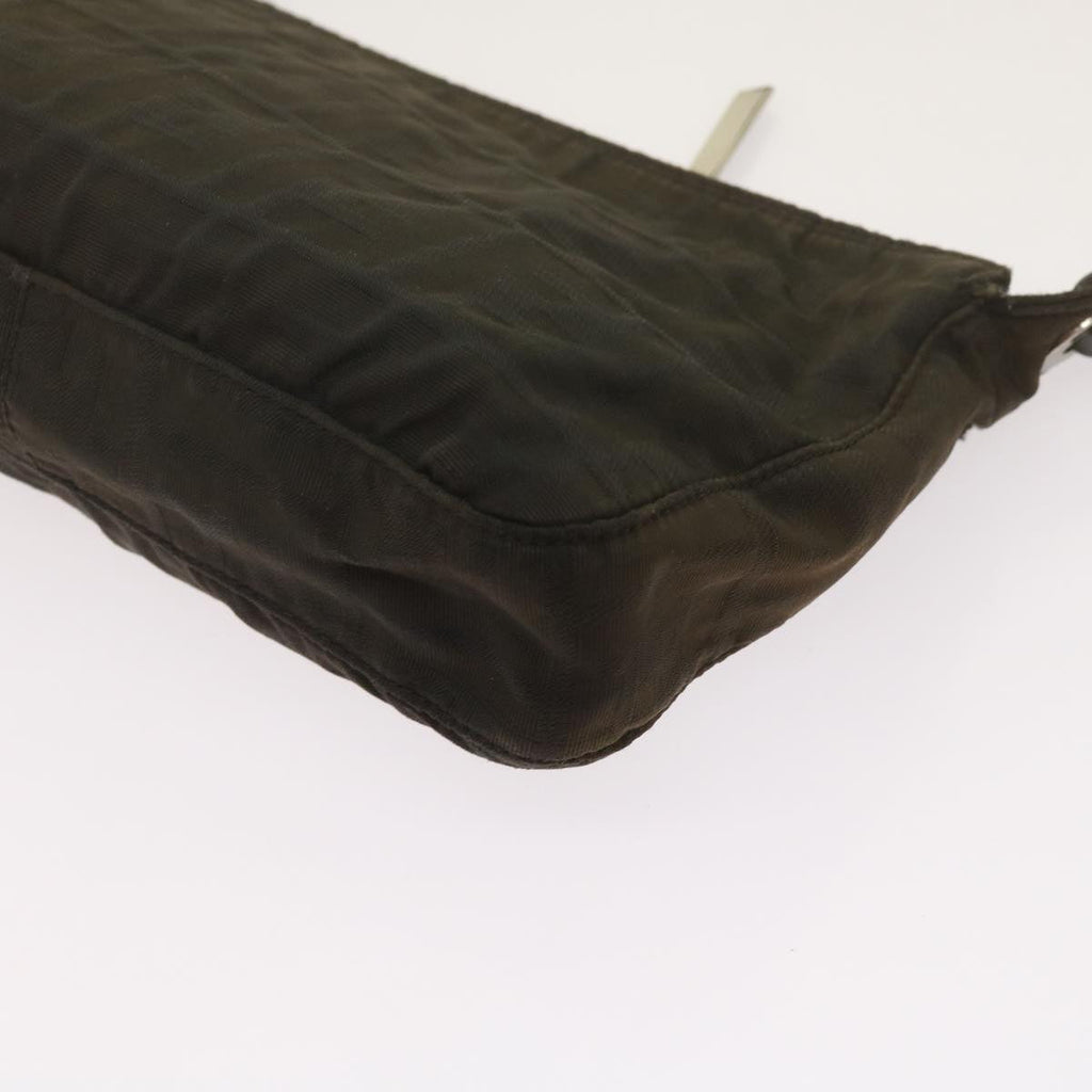 FENDI Zucchino Canvas Hand Bag Blackbs12710