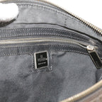 FENDI Zucchino Canvas Hand Bag Blackbs12710