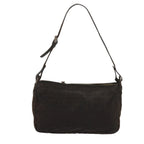 FENDI Zucchino Canvas Hand Bag Blackbs12710