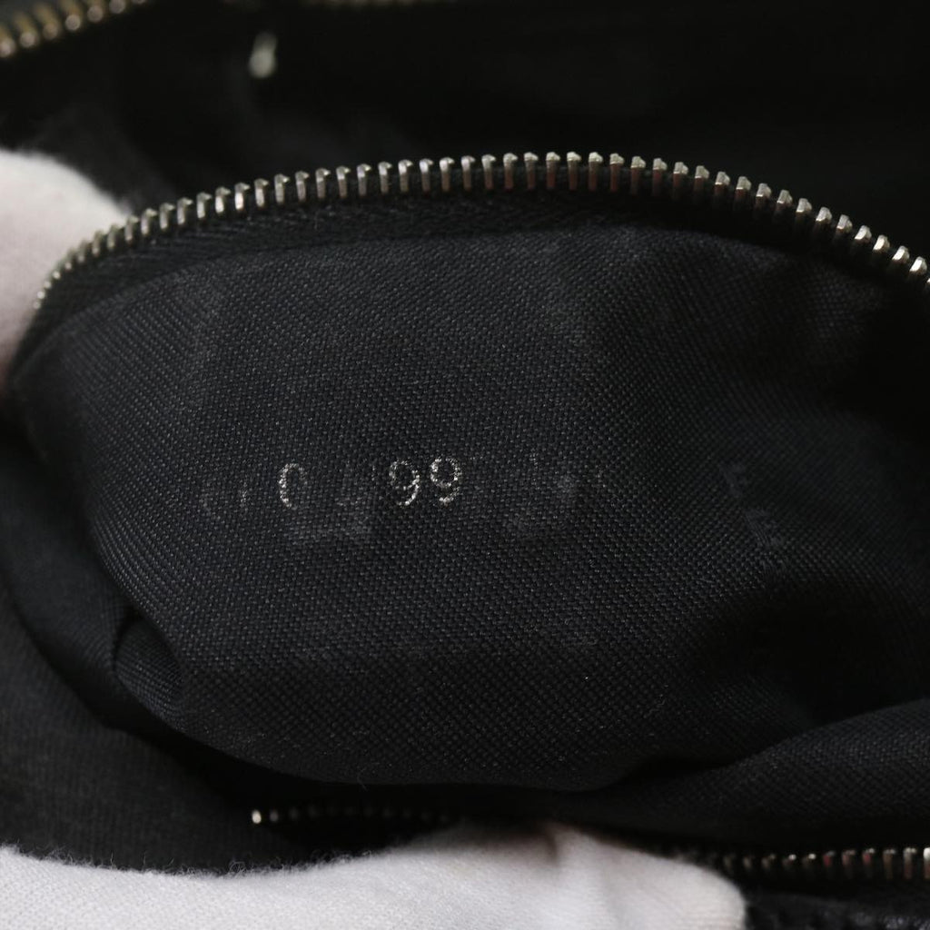 FENDI Zucchino Canvas Hand Bag Blackbs12710