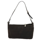 FENDI Zucchino Canvas Hand Bag Blackbs12710