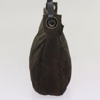 FENDI Zucchino Canvas Hand Bag Blackbs12710