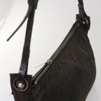 FENDI Zucchino Canvas Hand Bag Blackbs12710