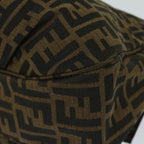 FENDI Zucca Canvas Shoulder Bag Brownbs12711