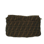 FENDI Zucca Canvas Shoulder Bag Brownbs12711