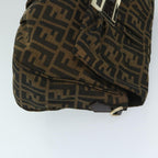 FENDI Zucca Canvas Shoulder Bag Brownbs12711