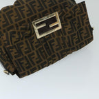 FENDI Zucca Canvas Shoulder Bag Brownbs12711
