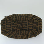 FENDI Zucca Canvas Shoulder Bag Brownbs12711