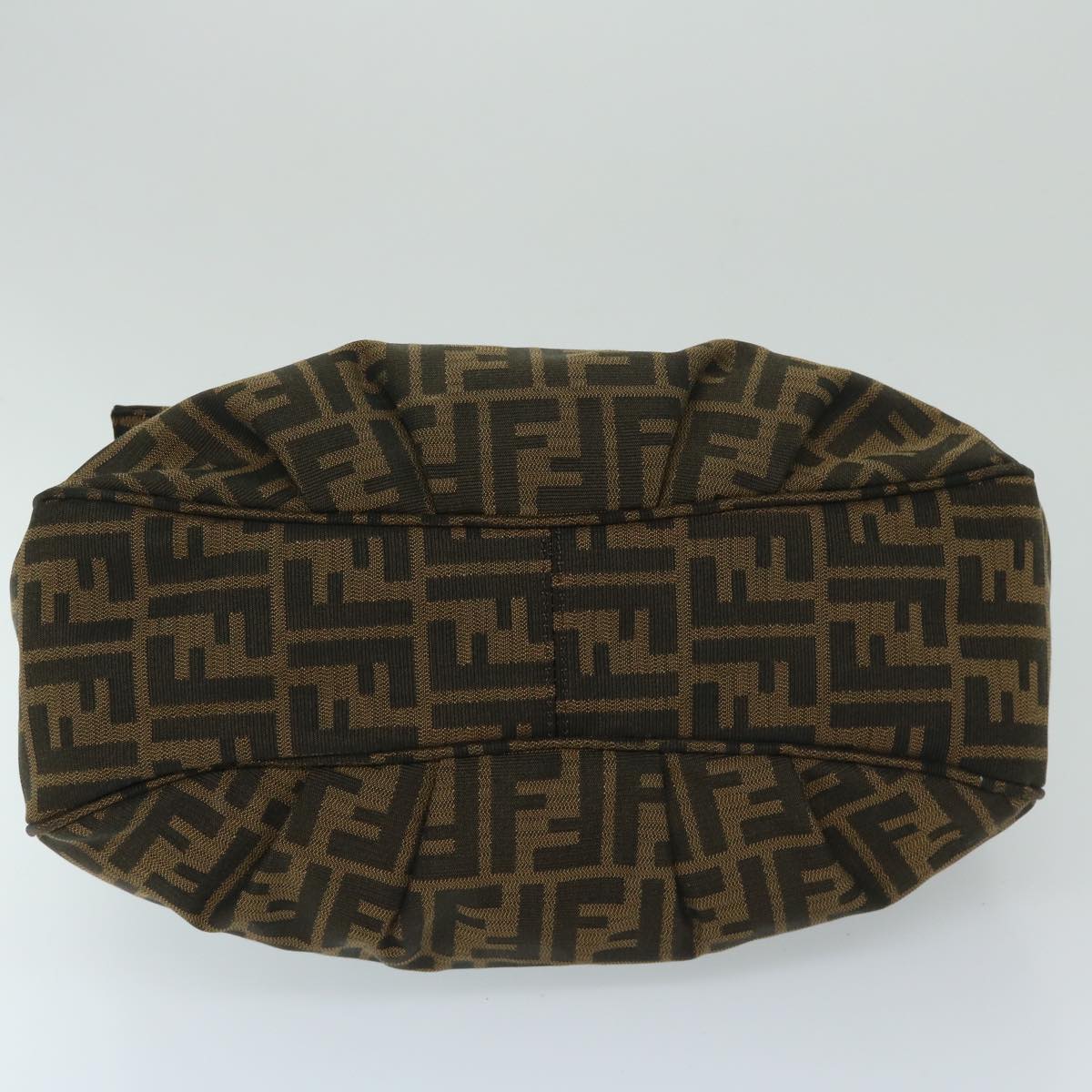FENDI Zucca Canvas Shoulder Bag Brownbs12711