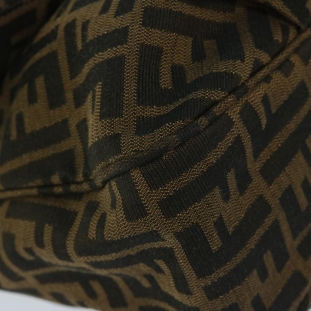FENDI Zucca Canvas Shoulder Bag Brownbs12711