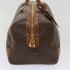 CELINE Macadam Canvas Boston Bag PVC Brown  12753