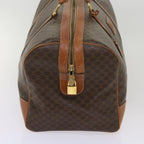 CELINE Macadam Canvas Boston Bag PVC Brown  12754