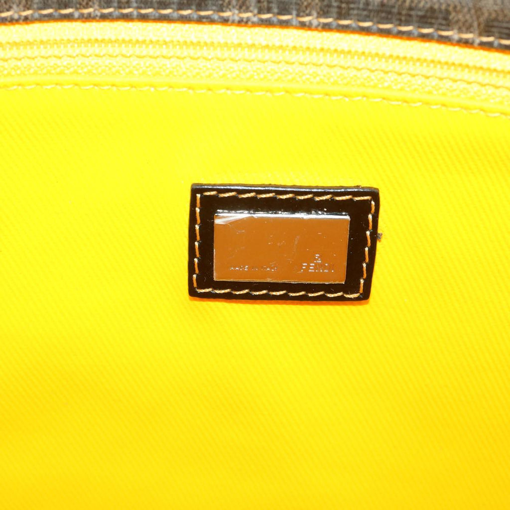 FENDI Zucca Canvas Tote Bag Brownbs12871