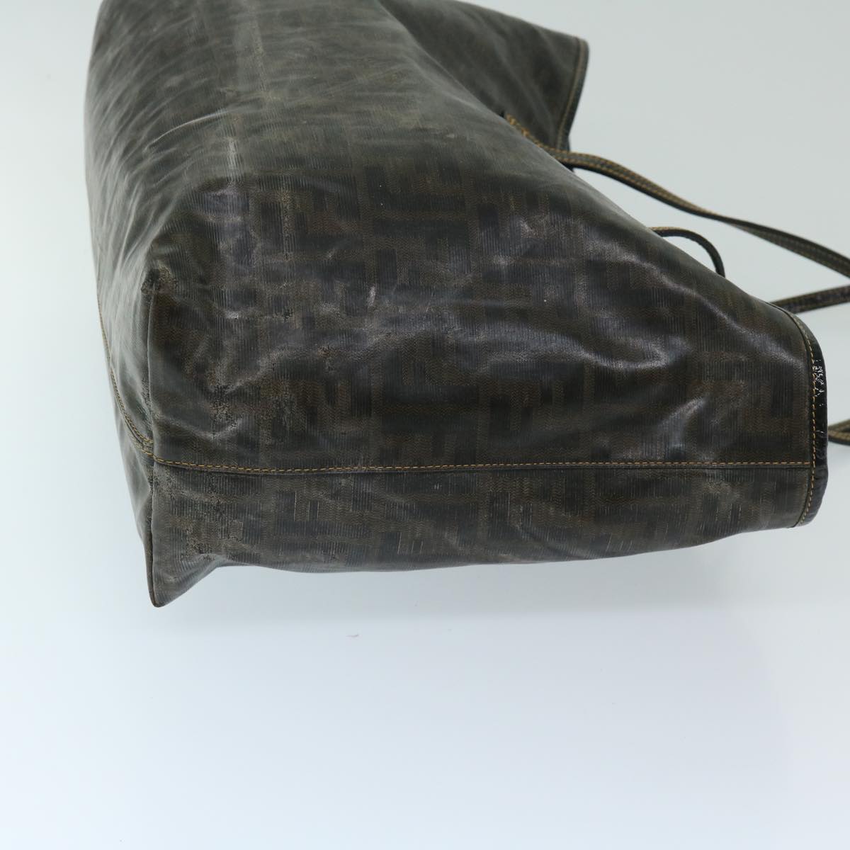 FENDI Zucca Canvas Tote Bag Brownbs12871