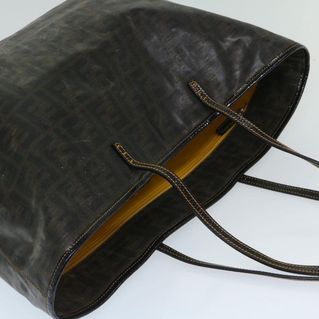 FENDI Zucca Canvas Tote Bag Brownbs12871