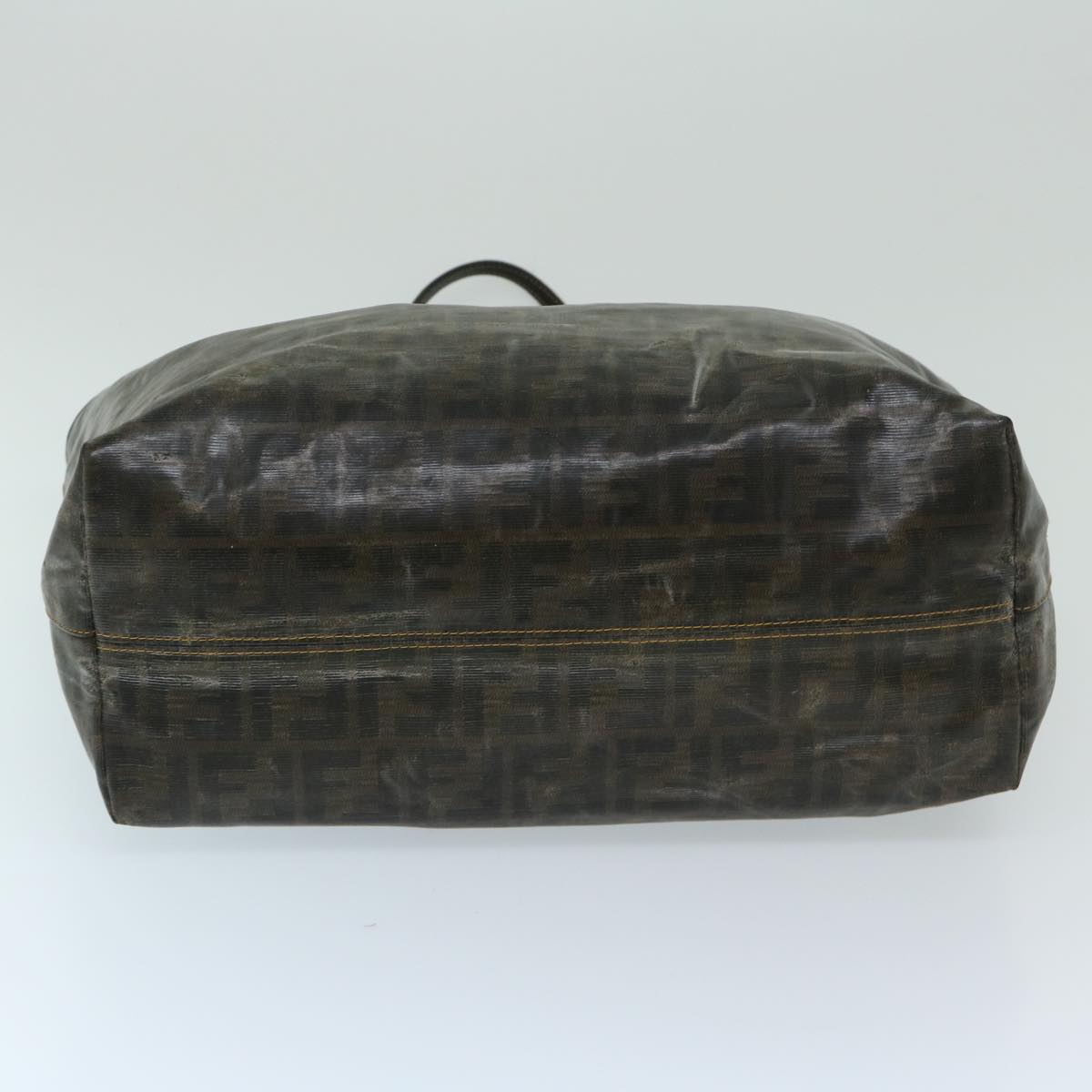 FENDI Zucca Canvas Tote Bag Brownbs12871