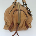 Chloe Shoulder Bag Leather Beige bs12875