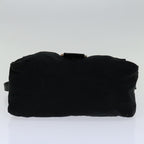 FENDI Mamma Baguette Shoulder Bag Nylon Blackbs12893