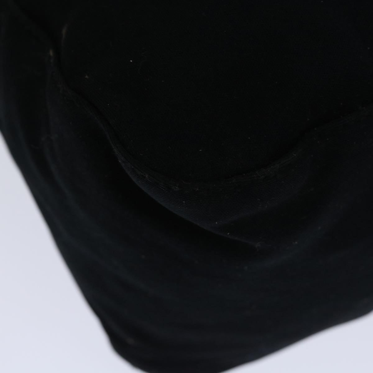 FENDI Mamma Baguette Shoulder Bag Nylon Blackbs12893