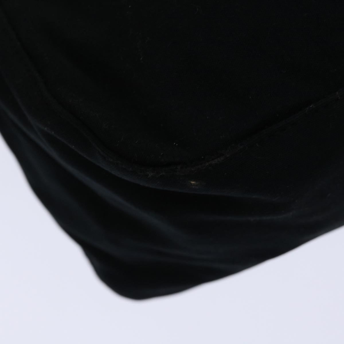 FENDI Mamma Baguette Shoulder Bag Nylon Blackbs12893