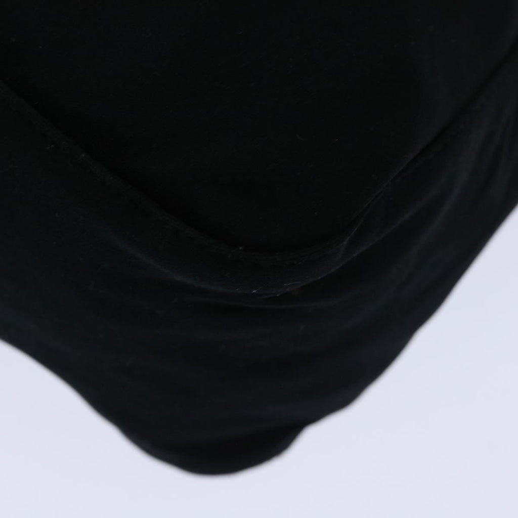 FENDI Mamma Baguette Shoulder Bag Nylon Blackbs12893