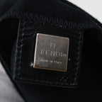 FENDI Mamma Baguette Shoulder Bag Nylon Blackbs12893