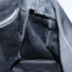 FENDI Mamma Baguette Shoulder Bag Nylon Blackbs12893