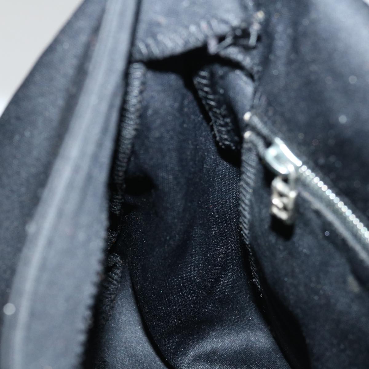 FENDI Mamma Baguette Shoulder Bag Nylon Blackbs12893