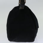 FENDI Mamma Baguette Shoulder Bag Nylon Blackbs12893