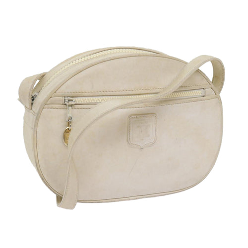CELINE Shoulder Bag Leather Whe  12918