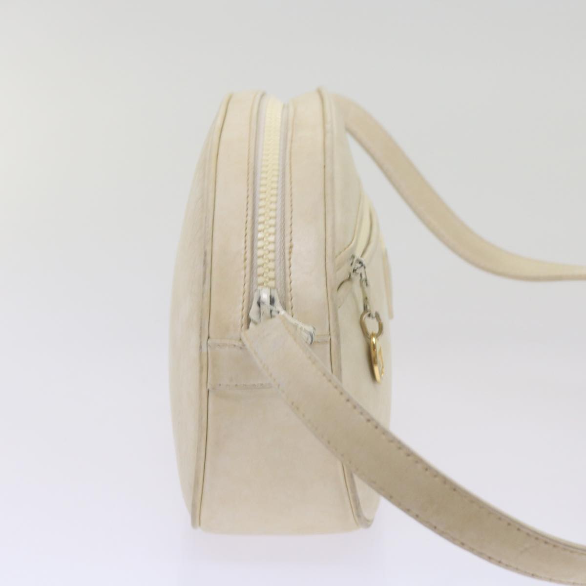 CELINE Shoulder Bag Leather Whe  12918