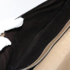 FENDI Zucchino Canvas Pecan Canvas Shoulder Bag 3Set Black Brownbs12932
