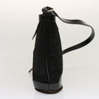 FENDI Zucchino Canvas Pecan Canvas Shoulder Bag 3Set Black Brownbs12932
