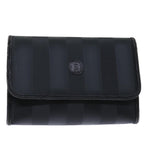 FENDI Pecan Canvas Clutch Bag Blackbs12935