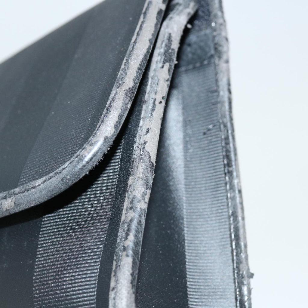 FENDI Pecan Canvas Clutch Bag Blackbs12935