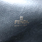 FENDI Pecan Canvas Clutch Bag Blackbs12935