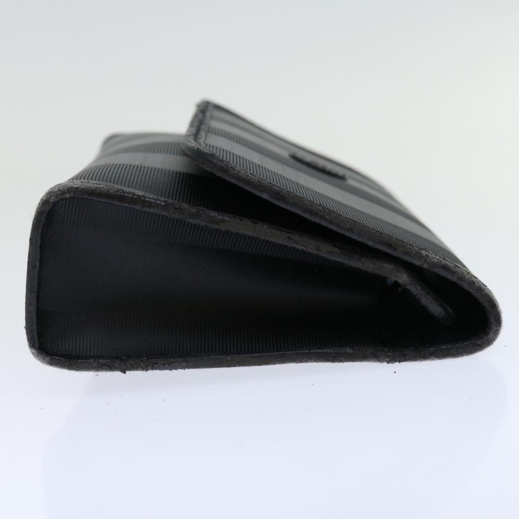 FENDI Pecan Canvas Clutch Bag Blackbs12935