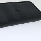 FENDI Pecan Canvas Clutch Bag Blackbs12935